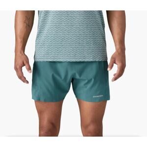 Patagonia Mens Strider Pro Shorts 5" Blue Size XL